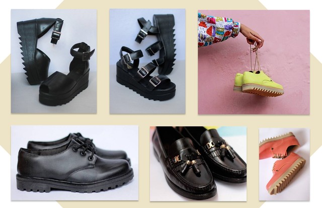 Sapatos Yellow Factory (Foto: Reprodução)