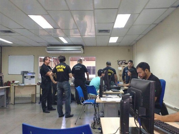 Polícia Civil deflagrou operação nesta quarta, 3.  (Foto: Ronan Frias/ TV Liberal)