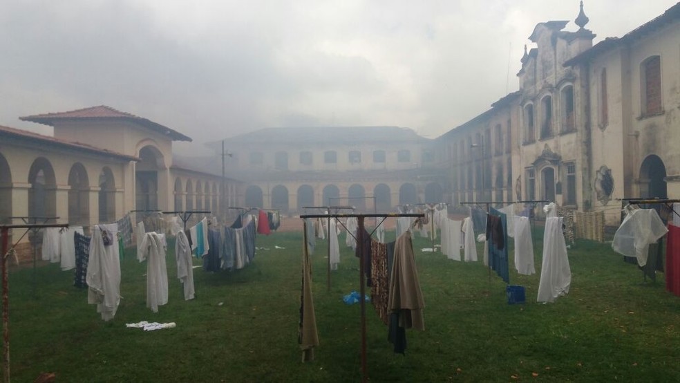 Imagens mostram penitenciária após rebelião (Foto: César Evaristo/TV TEM)