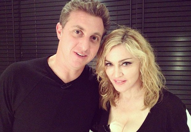 Luciano Huck e Madonna (Foto: Reprodução/Instagram)