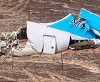 Rússia suspende voos ao Egito após avião cair (Maxim Grigoryev/Ministério de Emergencias da Rússia/via AFP)