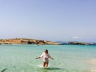 Guilhermina Guinle se diverte no mar de Ibiza: 'Apaixonada'