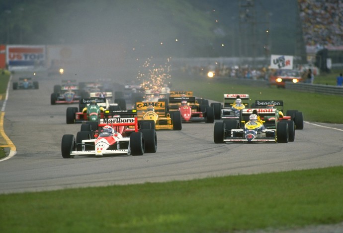 Formula 1 - GP Brasil 1988 Faisca (Foto: Getty Images)