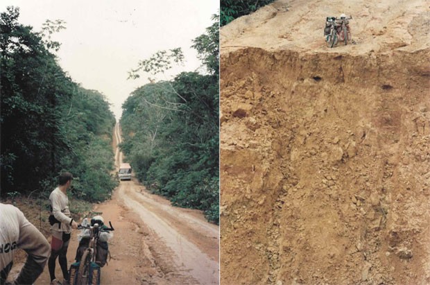 Imagens mostram estado da rodovia Transamazônica entre 1992 e 1993 (Foto: Divulgação)