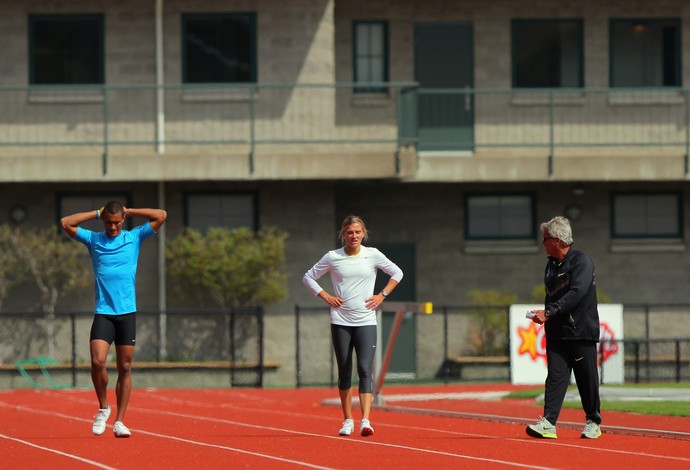 atletismo Brianne Theisen e Ashton Eaton (Foto: Getty Images)