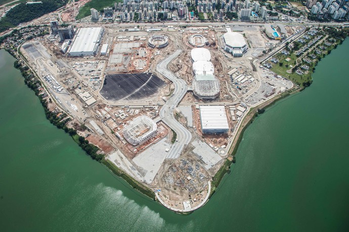 Parque Olímpico obras maio de 2015 (Foto: Renato Sette Camara/Prefeitura do Rio) Parque Olímpico obras maio de 2015 (Foto: Renato Sette Camara/Prefeitura do Rio)