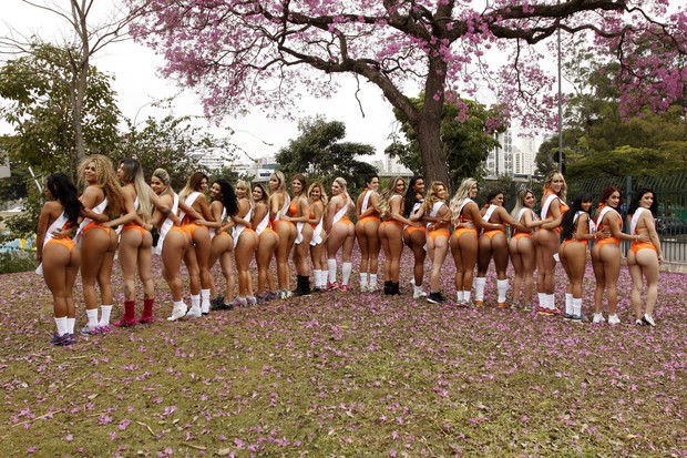 Candidatas a Miss Bumbum (Foto: Celso Tavares / EGO)