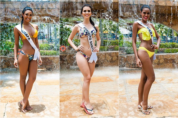 Candidatas a Miss Brasil (Foto: Lucas Ismael / Band)