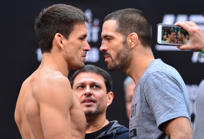 Demian Maia Matt Brown Encarada UFC 198 (Foto: Jason Silva) Demian Maia Matt Brown Encarada UFC 198 (Foto: Jason Silva)
