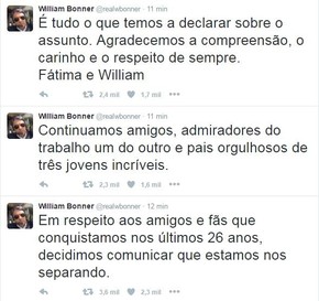 William Bonner (Foto: Twitter / Reprodução) William Bonner (Foto: Twitter / Reprodução)