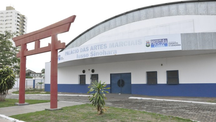 palácio das artes marciais em Cuiabá (Foto: Robson Boamorte)