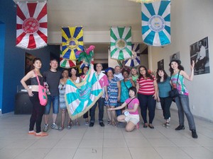 Turistas japoneses visitam Museu do Samba (Foto: Divulgação) Turistas japoneses visitam Museu do Samba (Foto: Divulgação)