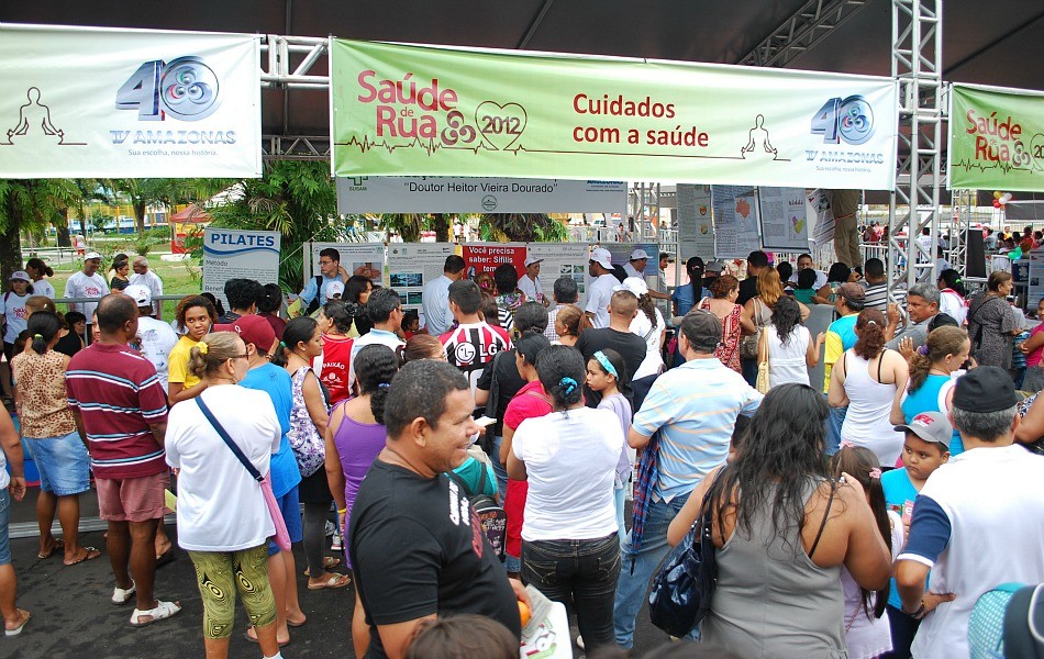 Manauaras prestigiaram o Saúde de Rua  (Foto: Divulgação/AVG - Cassius Clay)