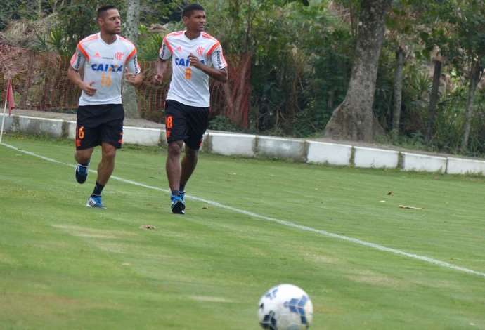 João Paulo e Márcio Araújo Flamengo (Foto: Cahê Mota)