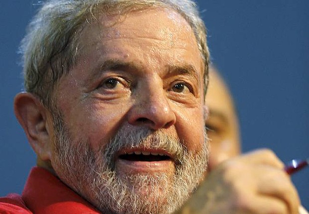 O ex-presidente Luiz Inácio Lula da Silva durante congresso do PT (Foto: Paulo Whitaker/Reuters)