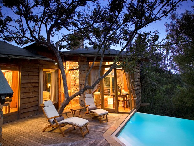Casa na árvore do hotel Tsala Treetop Lodge, na África do Sul (Foto: Divulgação/Tsala Treetop Lodge)
