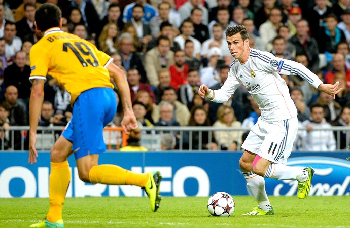 Gareth Bale jogo Real Madrid contra Juventus Liga dos Campeões (Foto: AFP)
