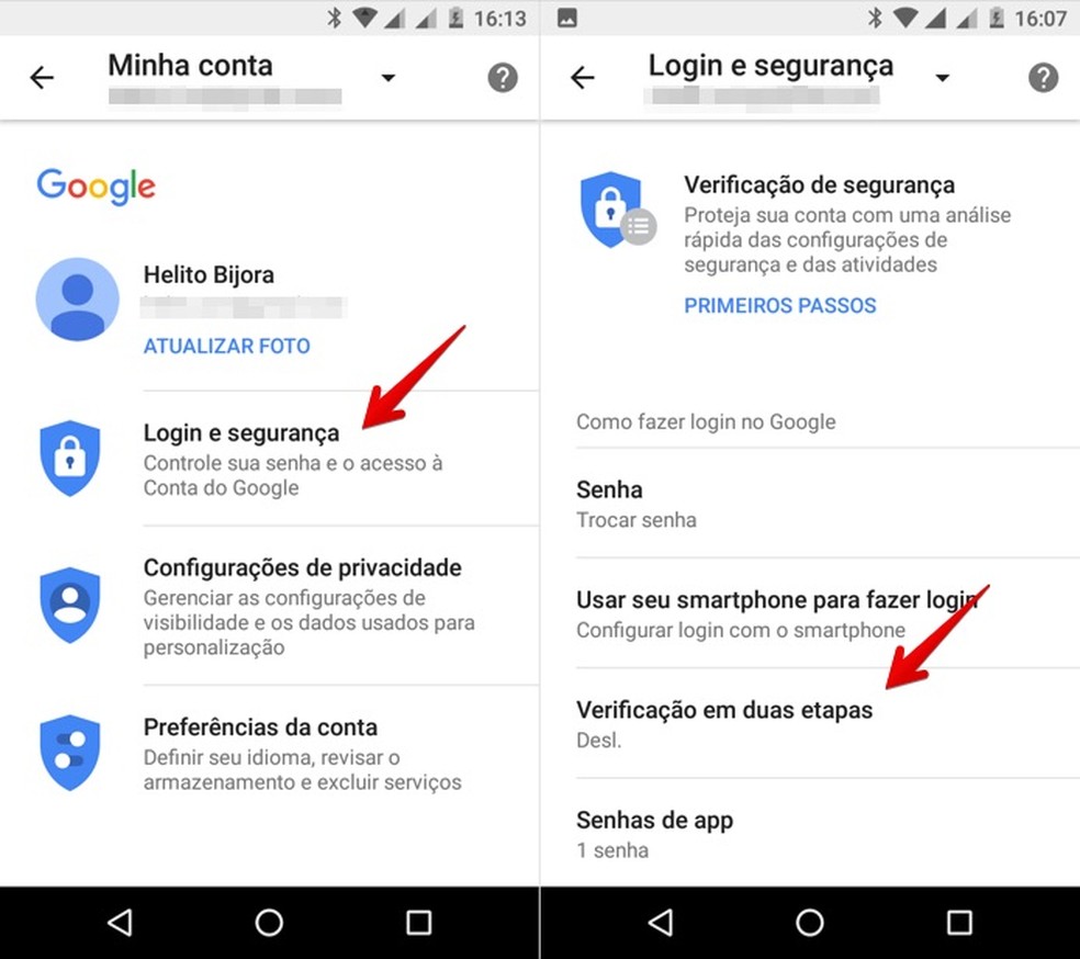 Como Ativar A Verifica O Em Duas Etapas No Gmail Pelo Celular My Xxx Hot Girl