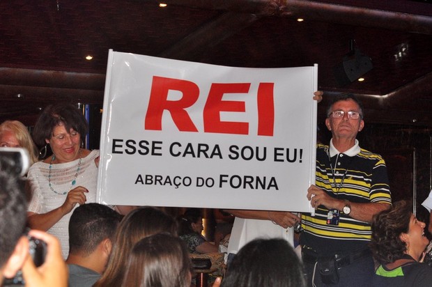 Fãs de Roberto Carlos na coletiva e show da 9ª edição do “Projeto Emoções em Alto Mar” (Foto: Roberto Teixeira / EGO)