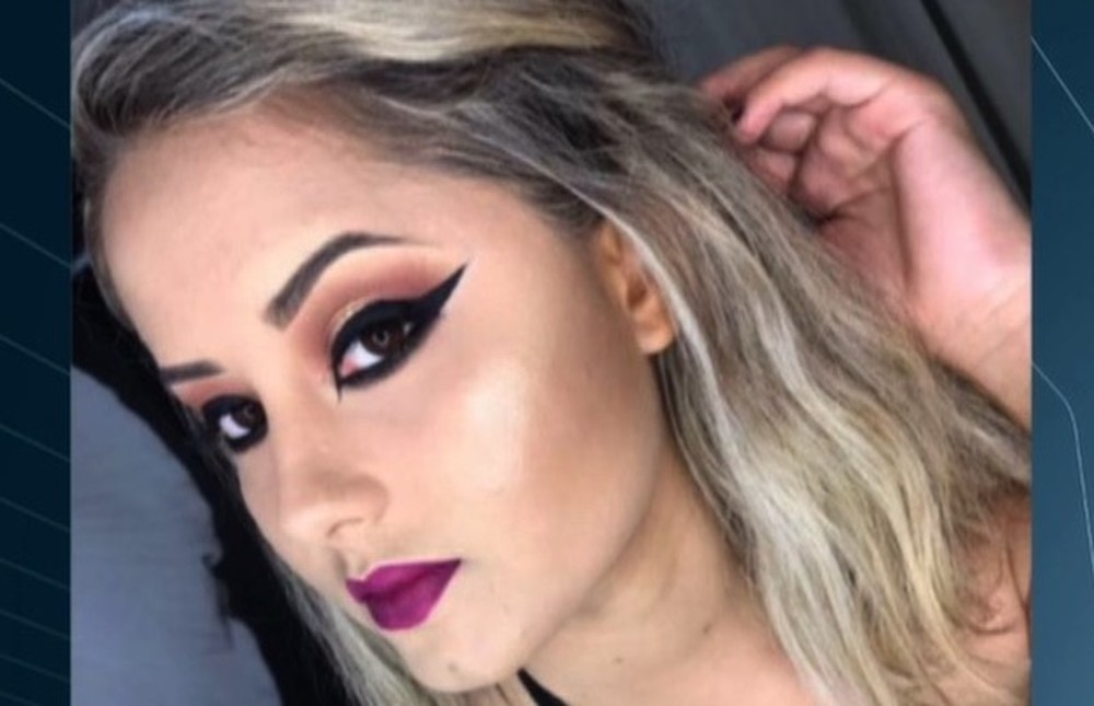 Eduarda Galvão morreu durante assalto a padaria, em Aparecida de Goiânia (Foto: Reprodução/TV Anhanguera)