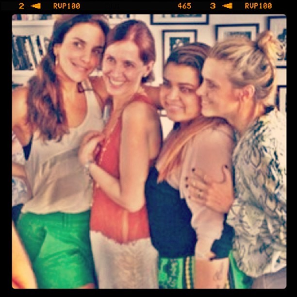 Ivete Sangalo, Flora Gil, Preta Gil e Carolina Dieckmann (Foto: Reprodução/Instagram)