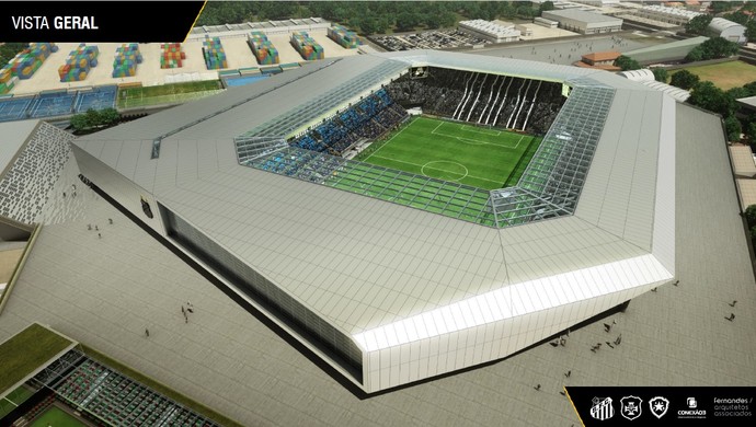 Resultado de imagem para arena do santos projeto