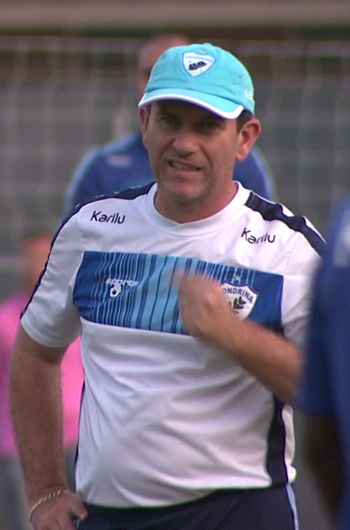 treino londrina claudio tencati (Foto: reprodução/RPC)