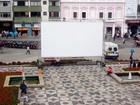 Praça no Centro de Curitiba vira palco de cinema gratuito e ao ar livre