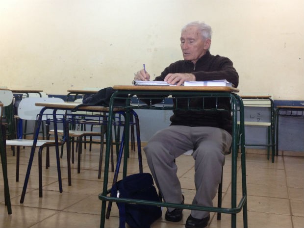 Josué começou a estudar há 5 anos (Foto: Adriana Calicchio/RPCTV)