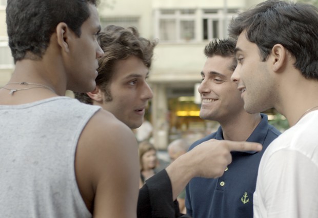 Rafael discute com Guto (Foto: TV Globo)