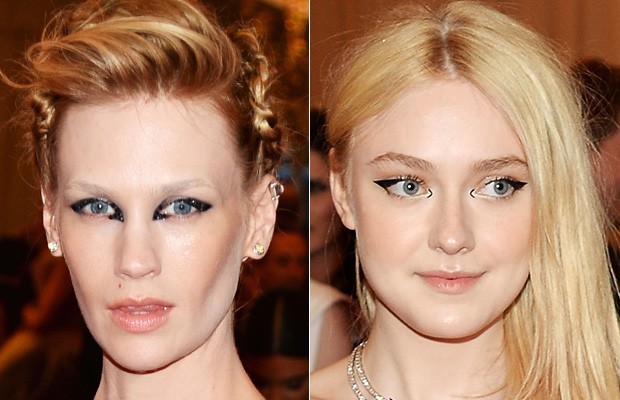 Dakota Fanning e January Jones (Foto: Agência AFP)