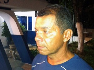 Luciano Bezerra passou 3 horas em poder dos criminosos (Foto: Victor Lyra/G1)