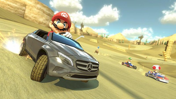 'Mario Kart 8' terá carro da Mercedes-Benz (Foto: Divulgação/Nintendo)