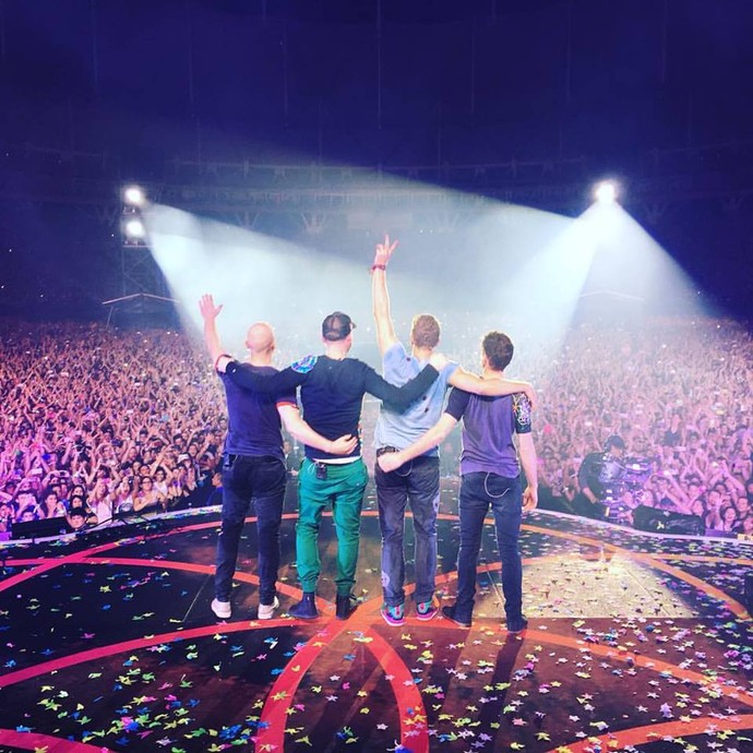 Coldplay postou nas redes sociais emocionado com a recepção na Argentina (Foto: Reprodução)