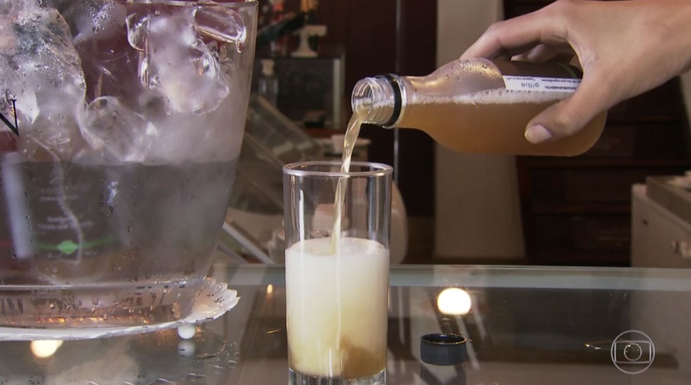 Kombucha está na lista de pedidos das celebridades (Foto: Reprodução/TV Globo)
