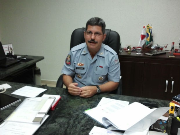 Coronel Cássio Roberto Armani, de 47 anos,vai assumir nesta terça-feira (26) de chefe do Comando de Policiamento do Interior em São José dos Campos (CPI-1) (Foto: Carolina Teodora/G1)