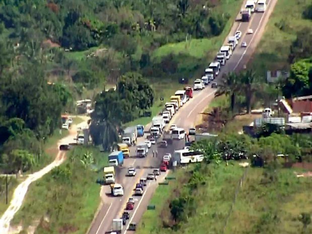 G1 Protesto Na Ba 001 é Encerrado Após Cerca De 4h Trânsito Está Liberado Notícias Em Trânsito 