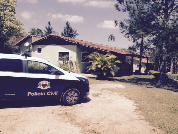 Casa onde a droga foi encontrada na zona rural de Jacareí (Foto: Divulgação/Dise)