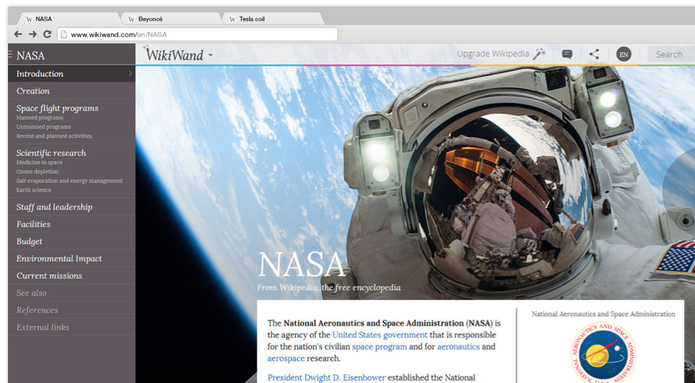 Extensão WikiWand está disponível para os navegadores Chrome, Firefox e Safari (Foto: Reprodução/WikiWand) Extensão WikiWand está disponível para os navegadores Chrome, Firefox e Safari (Foto: Reprodução/WikiWand)