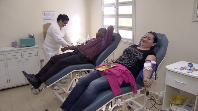 Hospital de Guarujá precisa aumentar estoque do banco de sangue (Foto: Reprodução/TV Tribuna)