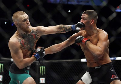 Conor McGregor x Nate Diaz UFC 202 - AP (Foto: AP)