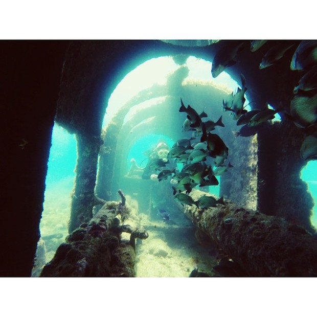 Bruna Marquezine mergulha em Fernando de Noronha (Foto: Reprodução/Instagram)