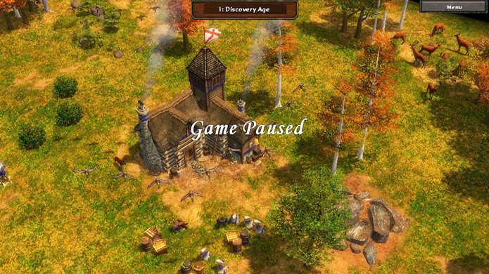Despausar uma partida em Age of Empires 3 pode ser mais difícil do que parece (Foto: Reprodução)
