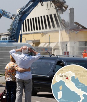 Itália registra 15 mortos após 
2 fortes terremotos no norte (AP)
