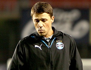Marcelo Rospide como técnico do Grêmio (Foto: Bruno Cantini )