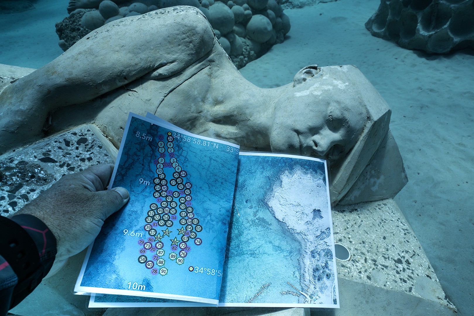 Chipre inaugura museu no fundo do mar (Foto: Reprodução/Musan)