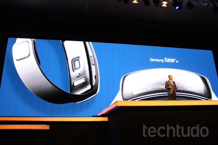 Galaxy Gear Fit, Samsung (Foto: Allan Melo / TechTudo)