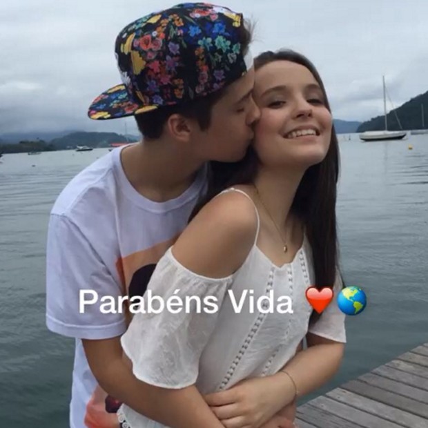 Larissa Manoela e João Giuilherme (Foto: Reprodução/Instagram)