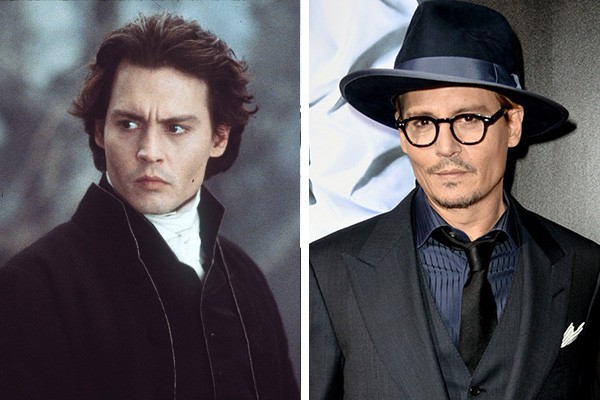 Johnny Depp em 1999 e hoje em dia (Foto: Getty Images)