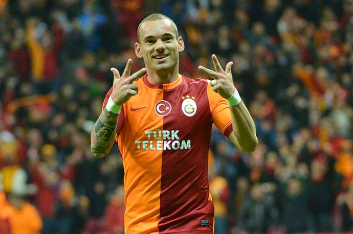 Sneijder Galatasaray (Foto: Divulgação / Facebook)